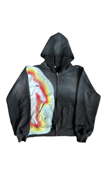 Euphoria zip up “Black”