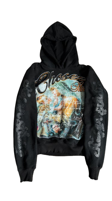 Coal Baby Jesus Distressed Hoodie