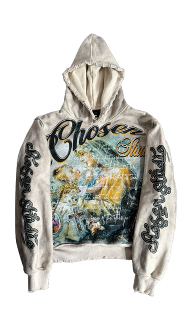 Baby Jesus Distressed Hoodie