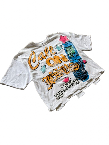 Call On Jesus White Tee